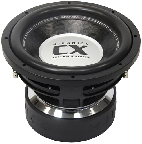 Hifonics CX12D2-30 cm (12) High End Subwoofer de la serie Colossus | 4000 W/RMS, 8000 W/MAX