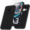 Funda para Xiaomi Redmi A3 con Tres Cristal Templado Protector de Pantalla, Negro Suave Silicona Protectora Carcasa para Xiaomi Redmi A3