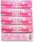 Elements Pink Connoisseur Lot de 5 carnets de papier fin King Size avec embouts