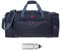 Sporttasche Damen Herren Trainer XL 69 cm 55 L Nassfach Reisetasche Schuhfach Sport Fitness Sauna Gym Bag Tasche sehr groß 1244 + Trinkflasche (Black (schwarz))