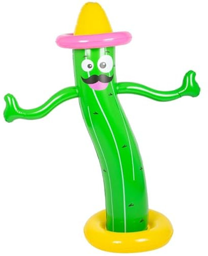 Splissh & Splash Inflatable Crazy Cactus Sprinkler - Beat The Heat And Have Some Refreshing Fun With This Splissh & Splash Inflatable Crazy Cactus Sprinkler.