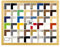 Multicolore Bilderrahmen Posterrahmen Puzzlerahmen 33x47 cm Kiefer Dekor 47x33 cm mit weisser Rückwand und klarem Acrylglas