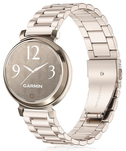 Issinlky Metal band for Garmin Lily 2, 14MM Stainless Steel strap for Garmin Lily 2 Damen