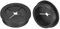 sourcing map 2 Pcs Cable Cord Grommet, 1-9/16 Inch (40mm) Desk Grommet Flexible Rubber Grommets Wire Hole Cover Pass Through for Office Computer Desk Wire Organizer, Black