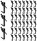 45Pcs Picture Hooks Kit, Picture Hooks, Photograph Hooks and Nails, Heavy Duty Wall Hangers for Photo Frames, Mirror, Clocks & Wall Art, Easy Installation, Ideal for Office and Home Use (Black)
