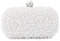 LHHMZ Damen Pearl Clutch Hochzeits Clutch Elegante Perlen Clutch Formelle Partytasche für den Abend Braut Handtasche