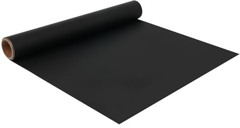 Mattschwarze Folie, 30,5 cm x 3 m, Rolle für Fotografie, Maskierung von Lichtlecks und Steuerung von Lichteffekten