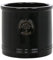 Medium 24cm Black Heritage Cylinder Garden Ceramic Planter Plant Flower Pot - Frost Proof