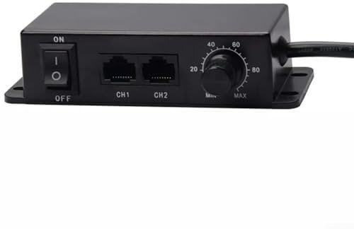 Entgoinggo DC 0-10V Dimmer Switch, LED Dimmer Controller Rotary Dimmer Switch For Track Lights Downlights