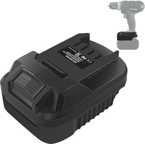 MT20PAR - Adattatore per batteria Makita a Parkside, adattatore convertitore per batteria al litio Makita da 18 V, per utensili elettrici Parkside 20 V XTeam (senza batteria)