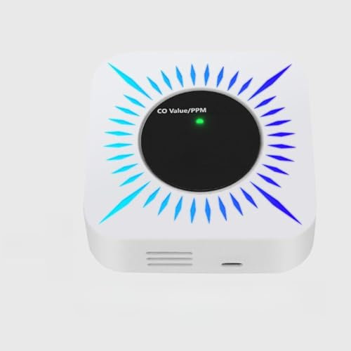 KOROBIE Gasmelder, Tuya ZigBee CO-Leckdetektor for brennbare Gase, Kohlenmonoxid-Gaslecktester Für Arbeit und Zuhause