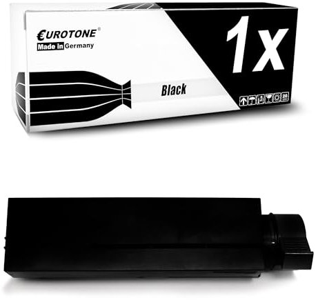 Eurotone Toner kompatibel für Oki B412 B432 B512 ersetzt 45807102 Black Schwarz