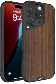 Mous for iPhone 16 Pro Max Case MagSafe Compatible with Camera Control, Limitless Walnut