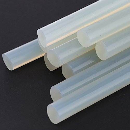 25 PZ COLLA A CALDO ADESIVO PER PISTOLA TEMOCOLLANTE TRASPARENTE 12 mm X 200 mm