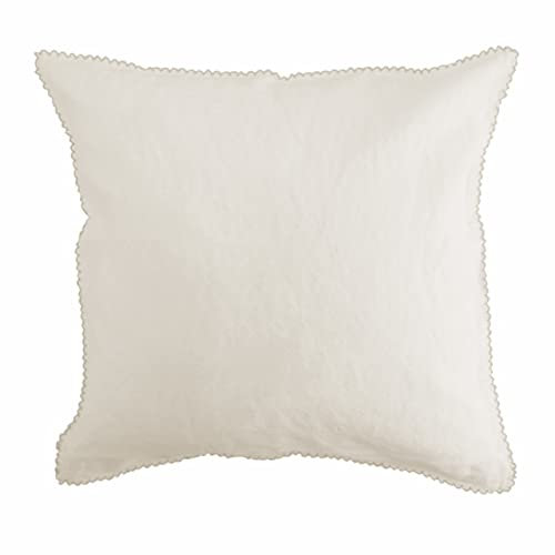 fleuresse Baumwolle Leinen Kissenbezüge Provence, Größe:40x40 cm, Farbe:1109 Naturweiß