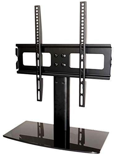 Desktop Glass Pedestal TV Stand (26-50 Inches)