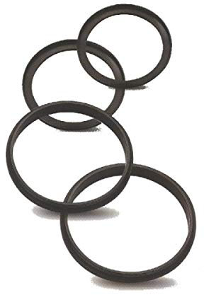 Caruba Step-up/Down Ring 49 mm – 58 mm Adapter für Kamera-Objektive (4,9 cm, 5,8 cm, schwarz)