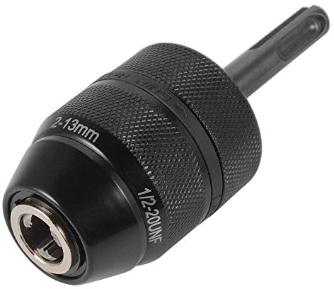 Mandrino autoserrante da 2-13 mm 1/2-20 UNF con adattatore SDS, attrezzo hardware professionale per la conversione dei carichi pesanti