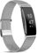 Amzpas Kompatible Für Inspire Armband/Inspire HR Armband, Metall Edelstahl Ersatzarmband mit Magnetverschluss für Inspire/Inspire HR (01 Silber, S)