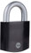 Yale Lucchetto di massima sicurezza in acciaio temprato Y300B/63/127/1 nero, corpo 62mm, arco in acciaio indurito al boro, 3 chiavi
