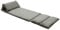 vidaXL Bodenstuhl Faltbar Schlafsessel Sofastuhl Sessel Lounge Bodensessel Liege Bodenkissen Sitzkissen mit Rückenlehne Dunkelgrau Mikrofaser