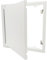 Tapa de revisión de 30 x 30 cm con cierre a presión, puerta de revisión, 300 x 300 mm, sistema de empujar para abrir, acero recubierto de blanco