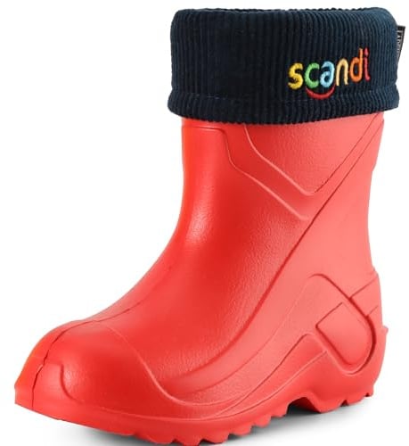 Ladeheid Kinder federleichte Eva Thermo Gummistiefel gefüttert LA-763