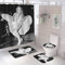 PTNQAZ Sexy Damen-Duschvorhang-Set, Badezimmer, Kunst-Dekoration, Badewanne, Duschvorhänge mit 12 Haken, wasserdichter Stoff (2)
