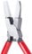 SUNNYCLUE 5.59Inch Rubber Flat Nose pliers Double Nylon Jaw Mini Precision Pliers Wire Beading Jewellery Tools for DIY Jewelry Making Repair Hobby Projects Crafts, Red