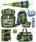 Familando McNeill Jungen Schulranzen-Set 10-TLG. Ergo Complete Traktor Ranzen 1. Klasse mit Sporttasche Regenschutz und Trecker Schultüte 85cm