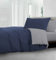 HomeLife Winterdecke Eineinhalb Quadratmeter 220x250 - Extra Warme Bettdecke Winter - Weiche Winterbettdecke 100% Polyester - Steppdecke für Allergiker Waschmachinenfeste Schlafdecke, Blau/Hellgrau