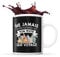Mug voyage Prénom métier âge Personnalisable | Tasse drôle pour Voyageur Backpacker | idée cadeau anniversaire Noël fête des Pères