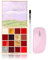 Roseflower 16 Colour Cream Gel Nail Polish Palette - Pro Brush, Art Kit
