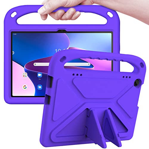 ATOOZ for Lenovo Tab M10 (3rd Gen) Case 10.1-inch 2022, Kids Case Cover with Shockproof Handle Stand for Lenovo M10 3rd Gen (TB328FU / TB328XU) 10.1 Tablet (Purple)