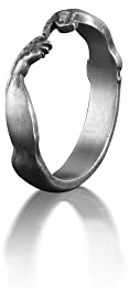 BySilverStone Jewelry – Verstellbarer Ring „Die Erschaffung Adams“ – Ring Des Buches Genesis Aus Sterlingsilber, Michelangelo-Ring, Versprechensring, Renaissance-Kunst, Künstlerischer Ring