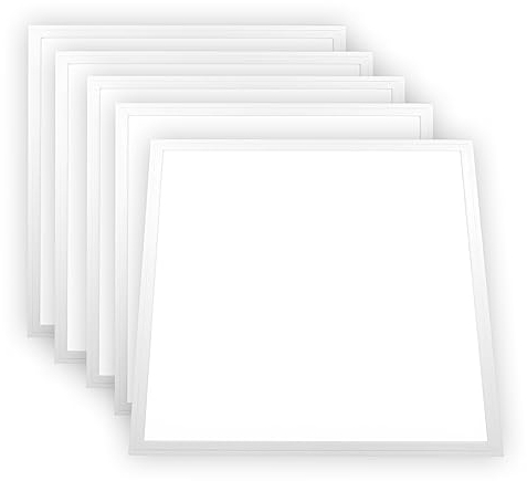 Xtend EcoLight 5x LED Panel 62x62cm 4000K Neutralweiß 40W CRI90, hohe Farbwiedergabe Friseur flimmerfrei Netzteil PLe3.0