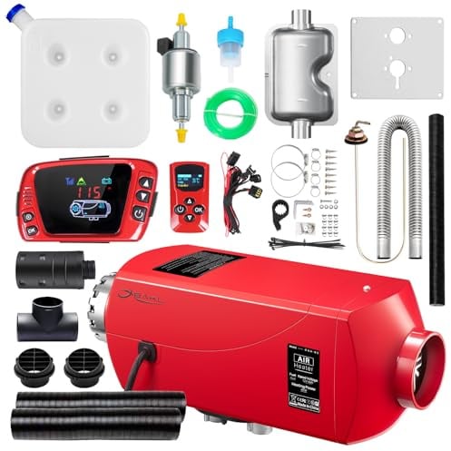 OBAKL Dieselheizung 12V 8kW, mit LCD-Bedienfeld und Sprachansage