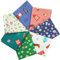 Qililandiy Baumwollstoff 100% Baumwolle Nähstoffe mit verschiedenen Muster Patchwork DIY Stoffpaket 46x56cm Zugeschnittene Stoff Quadrate zum Nähen Handwerk Deko (7 Stück Weihnachten)