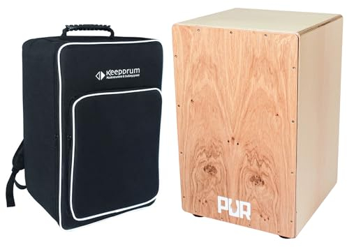 Pur PC1099 Vision One Aste Eiche Cajon + keepdrum Cajon-Tasche