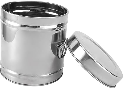 HOMSFOU Recipientes Para Té Recipientes De Acero Inoxidable Con Tapas Recipiente Sellado Para Llevar Recipientes De Comida Con Tapas Recipiente Con Tapa Recipiente Hermético Para Café