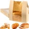 100 Pack Paper Bread Bags for Homemade Bread, Paper Bags for Sourdough, Kraft Paper Bakery Bag,Suitable for Storage Cookies & Snacks,Parties, Weddings(35 x 21cm)