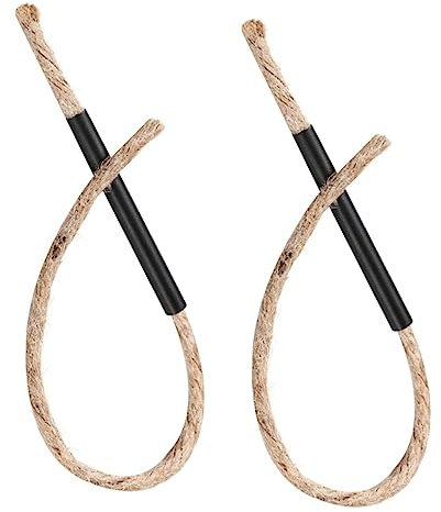 Yardwe Wandern Camping Feuerstarterseil Aus Bienenwachs 2 Stück Brennbares Dochtseil Leichtes Outdoor Feueranzünder Schnur Für Survival Und Notfälle