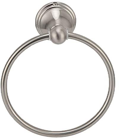 Zerodis Moderner Handtuchring aus Edelstahl, Wandmontage, Handtuchhalter für Badezimmer und Küche, (893 gebürsteter Handtuchring), Zerodisgt24q1imx6-12