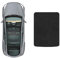 WRHOME Auto-Schiebedach-Beschattung Für BYD Dolphin 2021-,Anti-UV Sonnenschutz Abdeckung Schiebedach Sonnenschutz Auto Zubehör,D-Black Suede