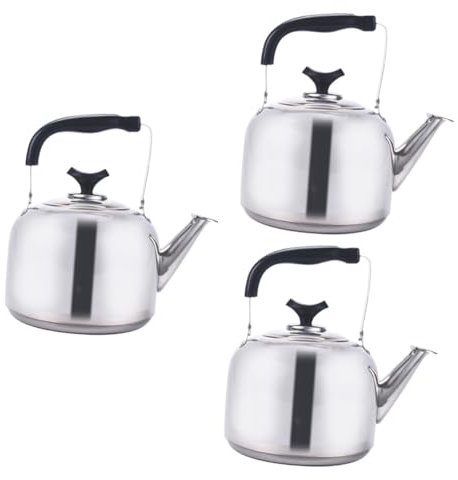 Bollitori per Acqua tè Tisane Bollitore con Fischietto in Acciaio Inossidabile 3Pcs YOUKANG26