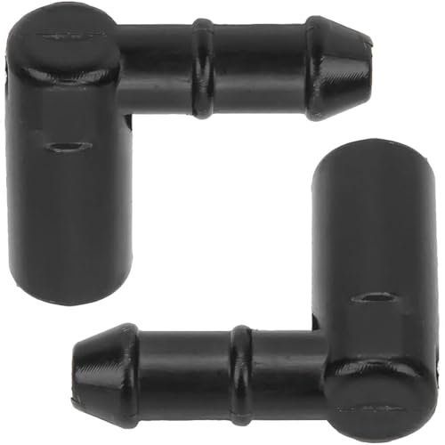 Alriedy Lot de 2 raccords de tuyau de lave-glace compatibles avec 13171805, 13257350, 1452941 pour Vauxhall Vastra H, Corsa D, Zafira B, raccord de tuyau de lave-glace de voiture, tuyau