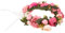 Holibanna Simulierte Blumen Haarband Für Hochzeiten Brautjungfern Und Partys Handgefertigtes Design Mit Lebendigen Rosen Bequem Und Stilvoll Für Besondere Anlässe