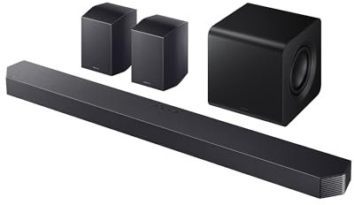SAMSUNG Barra de Sonido HW-Q930F/ZF 2025 - Dolby Atmos inalámbrico, Q-Symphony, 9.1.4 Canales, SpaceFit Sound Pro y Compatible con asistentes de Voz