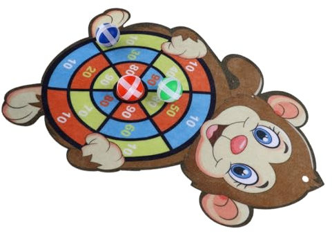 TOYANDONA 1 Satz Dartscheibe Mit Klebriger Kugel Parteivorstand Klebrige Ballbretter Dartscheibe Für Spiele Für Sticky Ball Dartscheibe Brettspiele Plastik