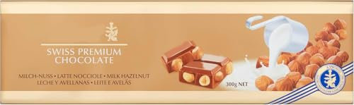 Lindat Swiss Milk Chocolate and Crunchy Hazelnut Gold Bar 300g